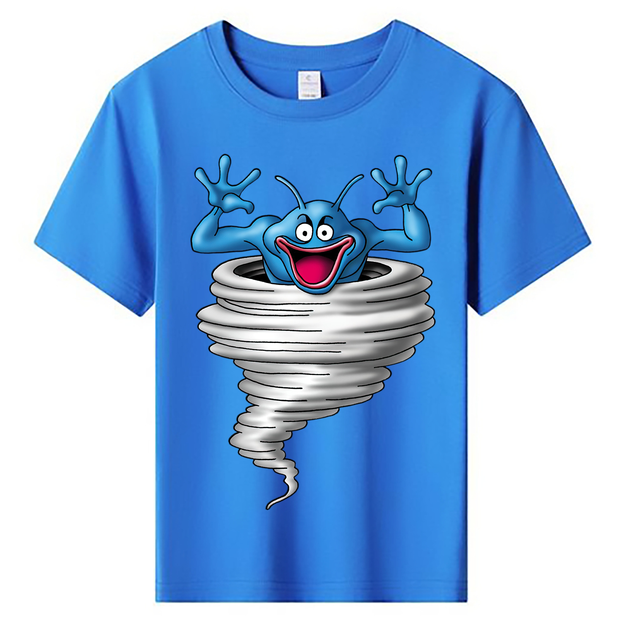 （画像用） ドラゴンクエスト Doragon Kuesuto Dragon Quest 綿100％キッズTシャツ（フロントプリント）